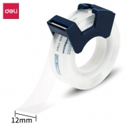 得力（deli）30123高透文具胶带套装12mm*25Y*38um(高透)(1卷/卡)(计价单位：卡)