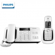 飞利浦 PHILIPS DCTG492 无绳电话机 子母机 一拖一 持久待机 白色  计价单位:套