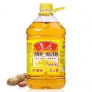 鲁花4L保质期18个月5S压榨一级花生油