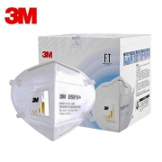 3M 口罩 9501V+ KN95级 PM2.5 耳戴式 10个/盒