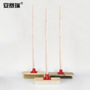 安赛瑞 工业地板刷甲板刷清洁刷长柄硬毛刷 木质洗地刷 27cm 24458 (单位：把)