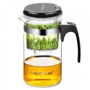 金灶（KAMJOVE) TP-200按压式飘逸杯花茶壶泡茶杯1000ml 功夫茶具