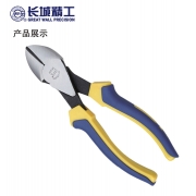 长城精工 CC213046 双色塑柄斜嘴钳 160mm(6