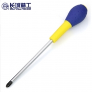 长城精工 CC270298 双色塑柄十字螺丝批 8×300mm（单位：把）
