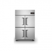 乐创 LECON LC-J-SM01 四门冰柜 立式 双压缩机  全冷藏 不锈钢原色 计价单位:台