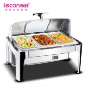 乐创 Lecon LC-J-CL01 商用自助餐炉 不锈钢自助餐炉翻盖  计价单位:台