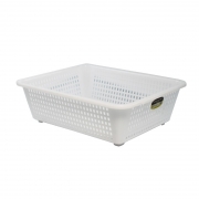 富诚行 26号 洗菜篮 方形 塑料 白色 430*335*130mm 10个/组 计价单位:组