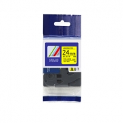 彩标 标签色带 TZe-651 24mm (黄底黑字) 1.00 盒/个