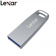 雷克沙 M35 32GB USB3.0接口 即插即用 一体式金属环孔设计 256位AES硬件加密 读取150MB/s 写入30MB/s U盘 银色