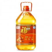 福临门 浓香压榨一级5L 花生油  金黄色(桶）