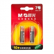 晨光 M＆G 碱性电池 ARC92555 7号 2节/卡 30卡/箱 吸卡
