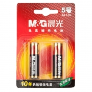 晨光 M＆G 碱性电池 ARC92554 5号 2节/卡 30卡/箱 吸卡