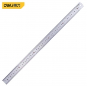 得力工具 DL8050 钢直尺500mm (单位：把)