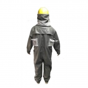 朗固0260-9901防蜂服防蜂衣新款加厚防蜂保护服棕灰色1套（计价单位：套）