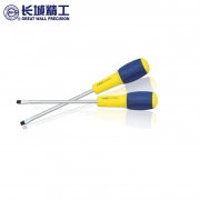 长城精工 CC274233 双色塑柄一字螺丝批 3×75mm（单位：把）