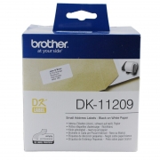 兄弟 brother DK-11209 热敏不干胶标签纸 白底黑字 29*62mm 800张 计价单位:盒