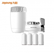 九阳（Joyoung）JYW-T03 1机4芯套装前置净水器水龙头台式净水机家用厨房过滤器自来水可视化可清洗滤芯