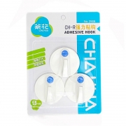 茶花2908CH－R强力粘勾(1*3)颜色随机（组）