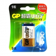 超霸1604AUP-2IL1超强碱性电池1粒9伏1粒/卡(卡)