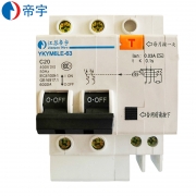 帝宇 YKYM6LE-63 2P 25A 微型漏电断路器 （单位：只）