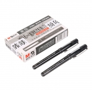 晨光 ARP41801 0.5mm 全针管 插盖式 逸品 直液式签字笔 （计价单位：支） 黑色