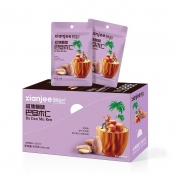 鲜记 咸焦糖味巴旦木仁 净含量：450g 保质期：8个月 30g*15袋*1盒