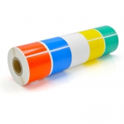 仓迪CANGDI 仓迪F型标签纸卷标纸 CD-68-4864-35 (黄、红、绿、蓝)