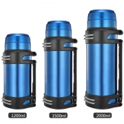 BOBA博霸 304不锈钢保温壶背带壶运动水壶户外登山水壶 2.0L