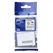 兄弟 brother 标签机色带 TZe-ZS121 9mm （透明底/黑字） （强粘性）
