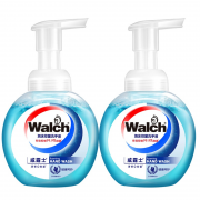威露士 Walch 泡沫抑菌洗手液 健康呵护两支装 225ml/瓶 2瓶/组  12组/箱