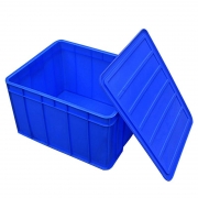 麦思格测（MASIGECE）MSGC-540 塑料周转箱 全新加厚环保PE物料可带盖 6号箱 规格：540*420*235mm 蓝色 （单位：个）