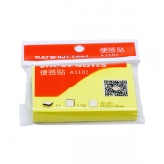 欧标 A1102 便签贴 76*51mm 100页 75g双胶纸（计价单位：本） 黄色