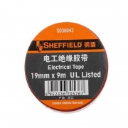 钢盾 S038043 电工绝缘胶带 19mm*9m 0-80度 红色 计价单位:卷