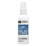 雅彩洁（YACAIJIE）75%酒精消毒 80ml/瓶