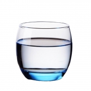 一立 SXF182-6 玻璃冰蓝矮杯 320ml 58*80*84mm 计价单位:个