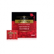 川宁 TWININGS 英国早餐红茶（独立包装） 2g/包  100包/盒 4盒/箱