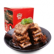 口水娃 蛋白素肉手撕豆干素牛排 22g  20袋/盒/20盒/箱（香辣味/五香味，口味随机）
