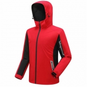 富绅 运动夹克男女三合一秋冬加厚保暖防寒登山服 FSCFY5102-2 S-4XL (红色)