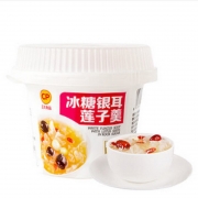 正大食品 冰糖银耳莲子羹罐头红枣杯装即食粥早餐方便速食早饭 280g*12杯/箱