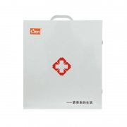 科洛CROR 壁挂式医药急救箱 工厂应急医药箱 实验室标准配备金属药箱  银白色 冷轧钢板 BS-T-003A