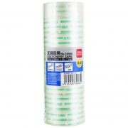 得力 deli 30065 透明胶带 18mm30y 8卷/筒 计价单位:卷