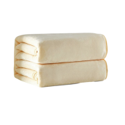 HOYO 180*200cm 法兰绒毯 乳白色 计价单位:条