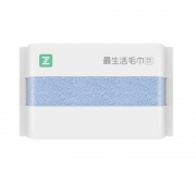 最生活 A-1193 毛巾 青春系列 轻柔款  30*70cm 蓝色 计价单位:条