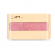 HOYO HOYO 7181 长绒棉毛巾 精装牛皮纸袋  33*72cm 90g  西瓜红 计价单位:条
