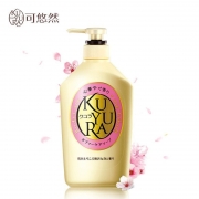 资生堂(SHISEIDO)可悠然 美肌沐浴露（欣怡幽香粉色）550ml