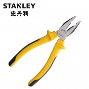 史丹利84-417-23双色柄钢丝钳五金工具8“(单位:把)