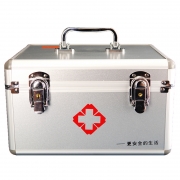科洛 CROR 科洛 小型急救箱 ZE-L-006A 280mm×180mm×170mm （闪银色）