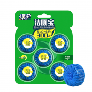 绿伞 EverGreen 蓝洁士洁厕块 50g/块  5块/卡 30卡/箱