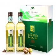 本草天香 BCTX 500ml*2 冷压榨山茶油礼盒装 两瓶装 计价单位:盒