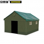 安赛瑞 26040 救灾帐篷 三层加厚帆布L2型 3×4米（计价单位：个）